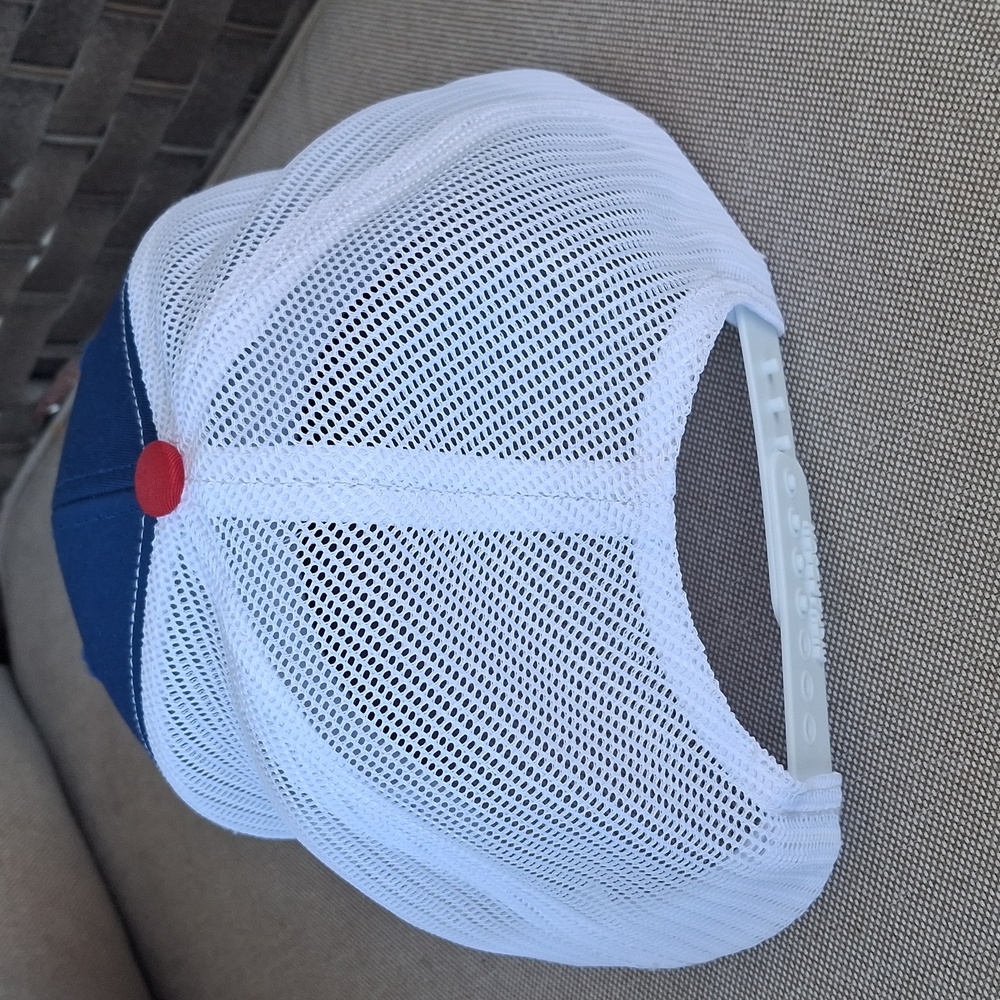 Richardson Blue and Red Trucker Hat - Picture 3 of 6